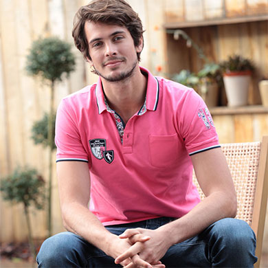 Pink polo